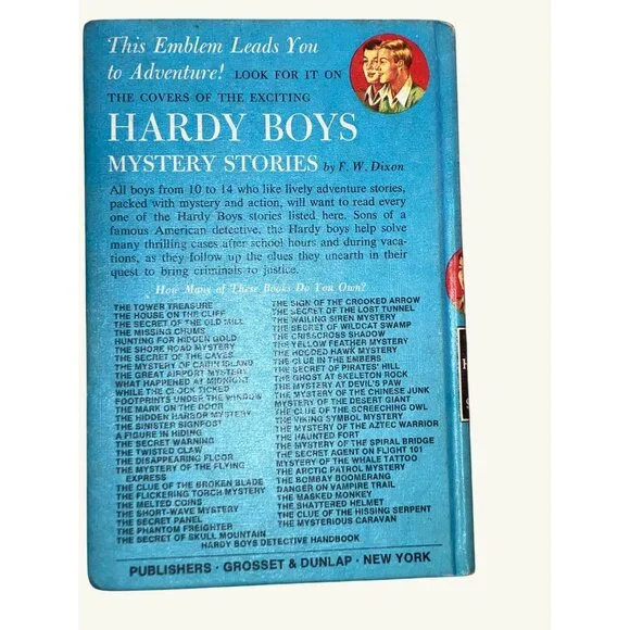 The Hardy Boys Series: The Secret Of The Lost Tunnel Number 29 Vintage - Picture 12 of 16